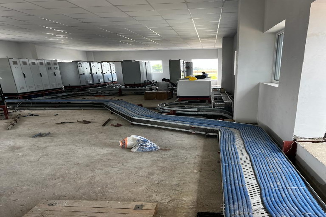 Raised Access Floor System in Progress